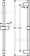 Ideal Standard Idealrain Glijstang 900Mm (Voor Type L&Xl) Artikelnummer B9429AA