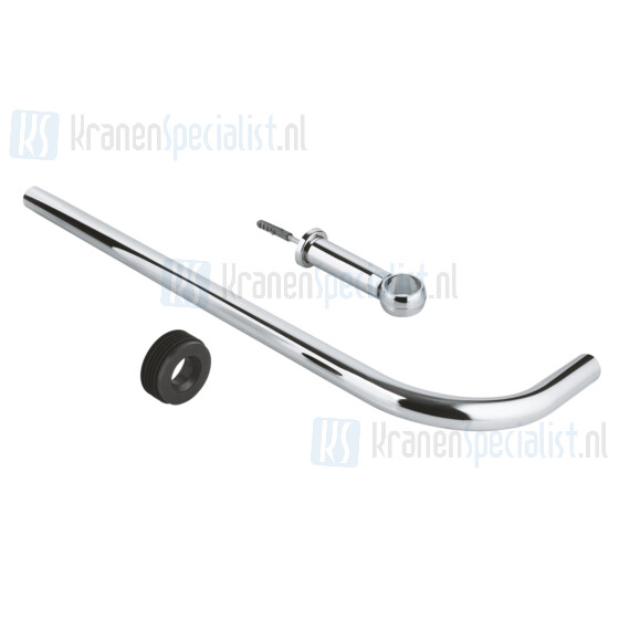 Grohe Dal Valpijp set met rubber en beugel chroom 28mm