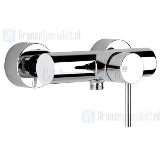 Gessi Via Tortona Douchekraan 1-greeps hoh 15cm Zwart