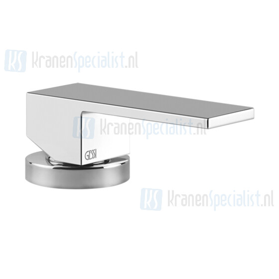 Gessi Rettangolo Bagno Eengreeps bediening voor bladmontage. Geborsteld Koper Artikelnummer 20005.708