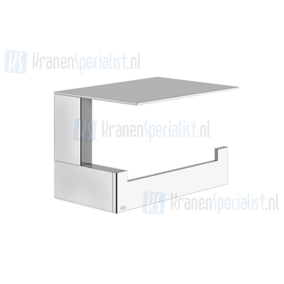 Gessi Rettangolo Accessories Closetrolhouder met klep voor wandmontage. Finox Artikelnummer 20849.149