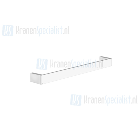 Gessi Rettangolo Accessories Wandhanddoekhouder 45 cm. Zwart Metaal Geborsteld Artikelnummer 20900.707