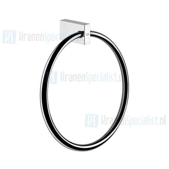 Gessi Rettangolo Accessories Handdoekring voor wandmontage. Finox Artikelnummer 20909.149