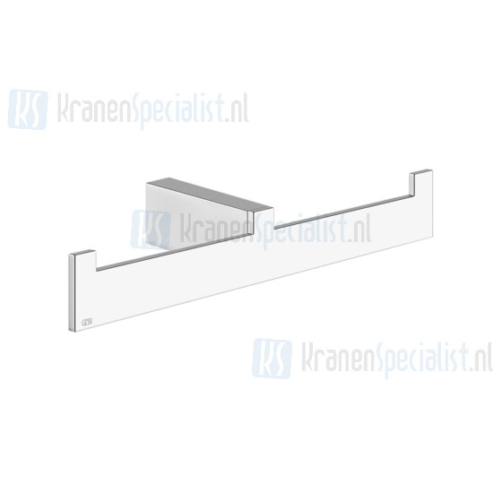 Gessi Rettangolo Accessories Handdoekhouder 2-lids voor wandmontage. Finox Artikelnummer 20915.149