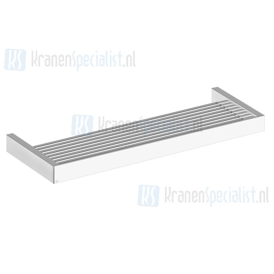 Gessi Rettangolo Accessories Planchet 60 cm. Zwart Metaal Geborsteld Artikelnummer 20950.707