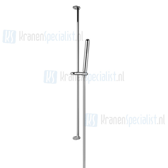 Gessi Goccia Glijstangset met doucheslang 150 cm en handdouche met antikalk. Finox Artikelnummer 33645.149