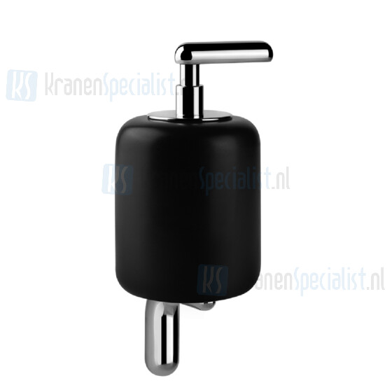 Gessi Goccia Accessorieses Zeepdispenser zwart GRES voor wandmontage. Wit Artikelnummer 38014.079