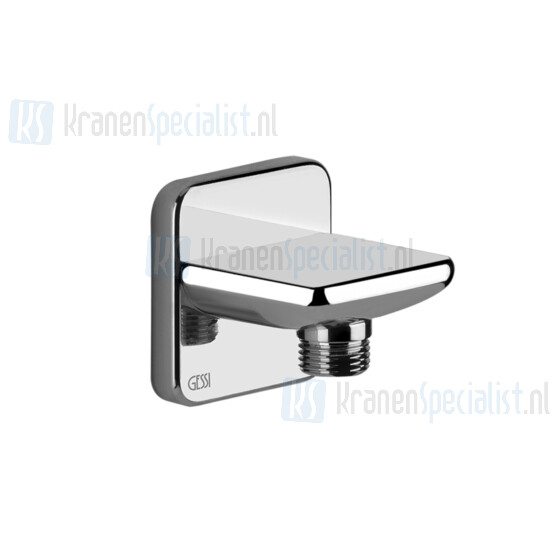 Gessi Ispa Wandaansluitbocht 1/2. Chroom Artikelnummer 41169.031