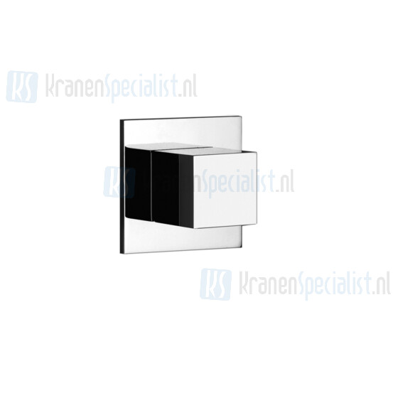 Gessi Rettangolo Wellness Afbouwdeel voor inbouwstopkraan 3/4 voor thermostaat hoog debiet (waterflow 3 bar - 40 l/min). Chroom Artikelnummer 43262.031