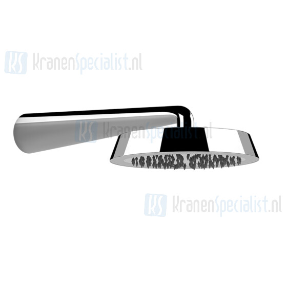 Gessi Cono Verstelbare hoofddouche met antikalk voor wandmontage 1/2 aansluiting. Finox Artikelnummer 45151.149