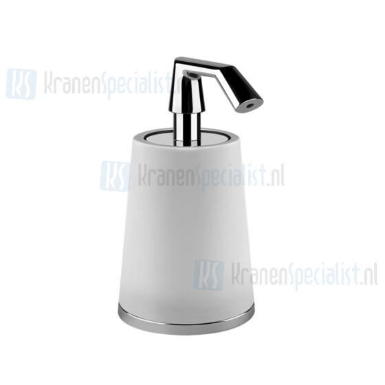 Gessi Cono Accessorieses Zeepdispenser wit staand. Zwart Artikelnummer 45437.299