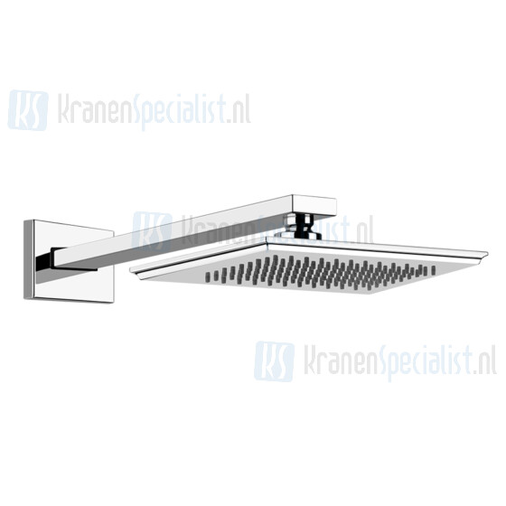 Gessi Eleganza Verstelbare hoofddouche met antikalk voor wandmontage 1/2 aansluiting. Chroom Artikelnummer 46148.031