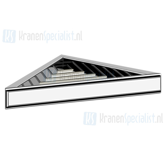 Gessi Eleganza Accessorieses Hoekplanchet draadmodel voor bad/douche. Chroom Artikelnummer 46461.031