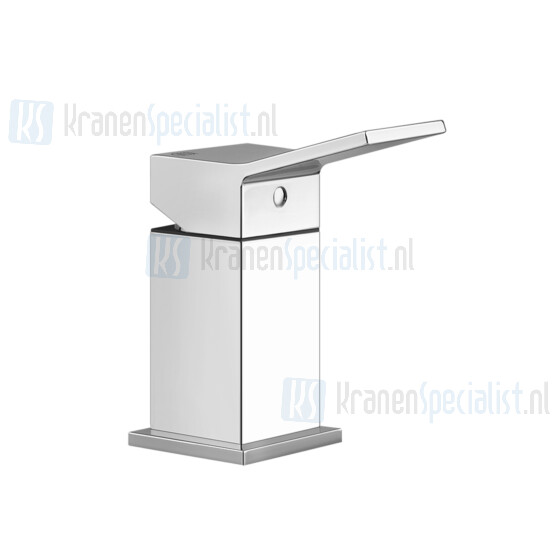 Gessi Rettangolo K Eengreeps bediening voor bladmontage. Zwart Artikelnummer 53047.299