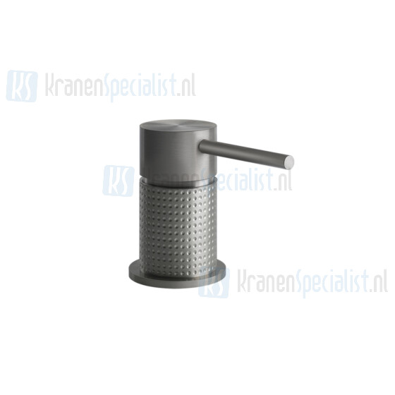 Gessi Cesello Eengreeps bediening voor bladmontage. Zwart Metaal Geborsteld Artikelnummer 54405.707