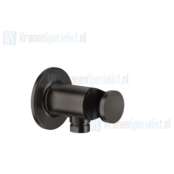 Gessi Inciso Wandaansluitbocht 1/2 met vaste wandhouder voor handdouche. Finox Artikelnummer 58161.149