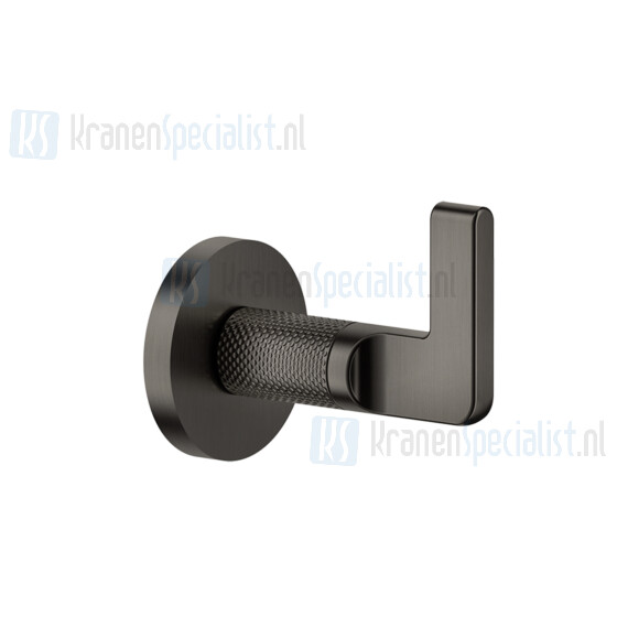 Gessi Inciso Afbouwdeel voor inbouwstopkraan 3/4 voor thermostaat hoog debiet (waterflow 3 bar - 40 l/min). Zwart Metaal Artikelnummer 58263.706