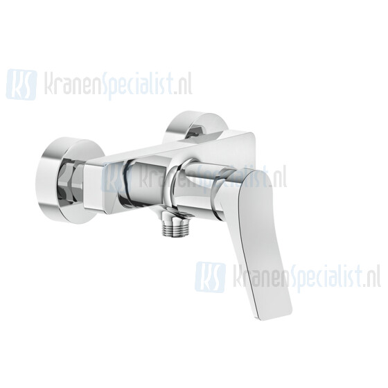 Gessi Rilievo Opbouw douchemengkraan zonder garnituur. Chroom Artikelnummer 59031.031