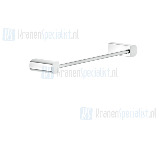 Gessi Rilievo Accessories Wandhanddoekhouder 30 cm. Zwart Metaal Geborsteld Artikelnummer 59397.707