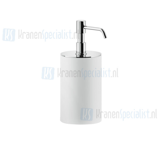 Gessi Rilievo Accessories Zeepdispenser wit staand. Zwart Metaal Artikelnummer 59537.706