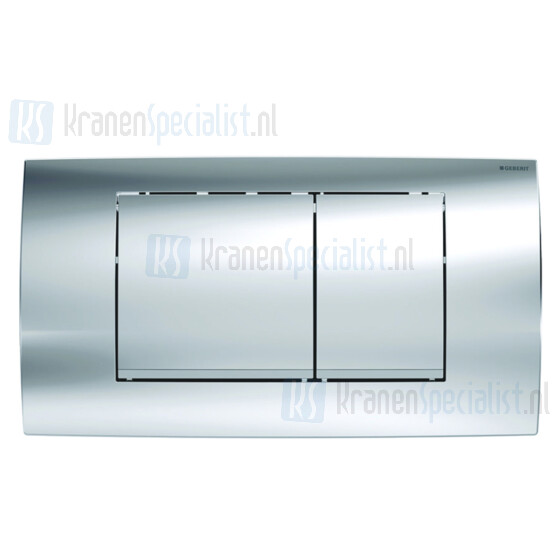 Geberit Twin Twinline vervangende plaat 34x18.5cm Chroom