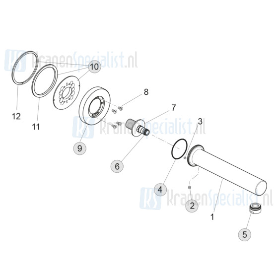 Jado onderdelen Joy Uitloop 189mm H4564AA