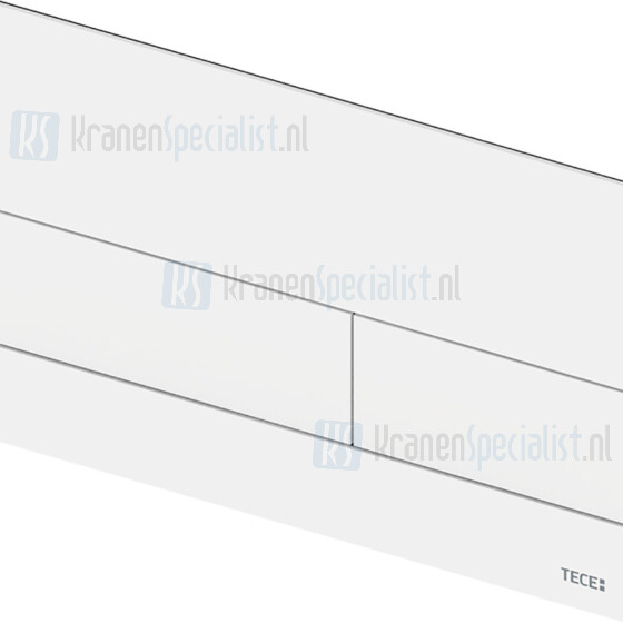 TECEsquare II metaal wc-bedieningsplaat mat wit