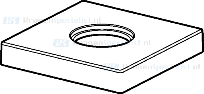 Hansa Rosette Kpl. 75 X 75Mm Chrom Artikelnummer 59913435