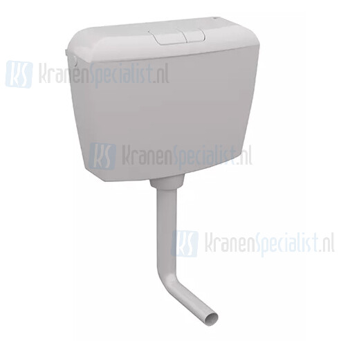 Oliver International Opbouw Reservoir Quarzo dual flush Wit