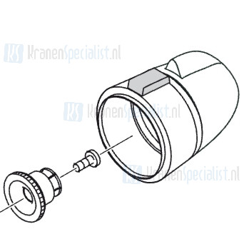 Hansgrohe Hg Kraangreep 5001, Na 05/01 Chroom 96518000