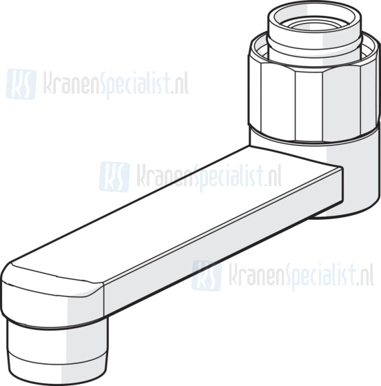 HANSA Uitloop 100 mm