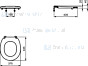 Ideal Standard Contour 21 Closet Zitting Voor Wandcloset Met Speciaal Spoelsysteem 53 En 70 Cm Artikelnummer S4066RN