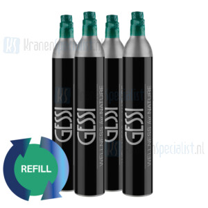 VITA Gessi Refill Kit (4 hervulde Co2 cilinders) Art. SP04562