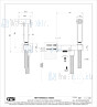 Gessi Rettangolo Bagno Wandhouder voor knijpdouche met ge?ntegreerde slangaansluitknie 1/2. Chroom Artikelnummer 20023.031