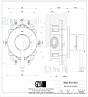 Gessi Ovale Bagno Afbouwdeel voor eengreeps inbouw bad/douchemengkraan 1/2 zonder uitloop en omstel.35 mm cartouche. Chroom Artikelnummer 23110.031