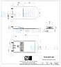 Gessi Tre Millimetri Multifunctioneel douchesysteem voor wandmontage TONDO 200 met REGENVAL/WATERVAL te combineren met een aparte 2-weg mengkraan (ni Mirror Steel Artikelnummer 33053.238