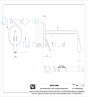 Gessi Goccia Afbouwdeel voor eengreeps inbouw wastafelmengkraan 1/2 voor wandmontage compleet met uitloop lengte naar wens (min 70 mm max 3 Chroom Artikelnummer 33690.031