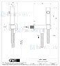 Gessi Ispa Knijpdouche met slangaansluiting 1/2. Geborsteld Koper Artikelnummer 33823.708