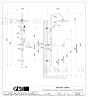 Gessi Goccia Douchethermostaatzuil 1/2 opbouw verticaal voor wandmontage met hoofddouche ?306 mm met antikalk omstel glijstang met handdou Zwart Artikelnummer 33973.299