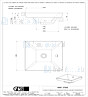 Gessi Sanitari Mimi Halfinbouw- of onderbouwwastafel vierkant met overloop uit Wit Europees Keramiek Kleuren 080/149 zijn op aanvraag leverbaar. White Europe Ceramic Artikelnummer 37506.518