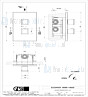 Gessi Eleganza Afbouwdeel voor inbouw 1-weg bad/douche thermostaatkraan 1/2 met 1/2 uitgang filters en keramische schijven. Chroom Artikelnummer 46232.031