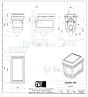 Gessi Eleganza Sanitari Hangwc uit wit Europees keramiek (6L) met  SOFT-CLOSE  toiletzitting inbegrepen. Afdekkap voor bevestigingspunten worden meege White Europe Ceramic Artikelnummer 46753.518