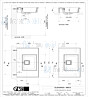 Gessi Eleganza Sanitari Muurmontage of opbouw wastafel mat wit Cristalplant? met overflow. Zonder kraangaten maar met 3 markeringen onderaan. Overflow Cristalplant Artikelnummer 46813.521