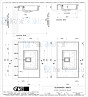 Gessi Eleganza Sanitari Muurmontage of opbouw wastafel mat wit Cristalplant? met overflow. Zonder kraangaten maar met 3 markeringen onderaan. Overflow Cristalplant Artikelnummer 46815.521