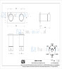 Gessi Bagno Gessi 316 Afbouwdeel voor inbouw 3-weg bad/douche thermostaatkraan 1/2 met 1/2 uitgangen filters en keramische schijven. Geborsteld Koper Artikelnummer 54036.708