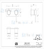 Gessi Bagno Gessi 316 Afbouwdel voor eengreeps inbouw bad/douchemengkraan 1/2 zonder uitloop met omstel zonder uitloop. 35 mm cartouche. Warm Geborsteld Staal Artikelnummer 54079.726