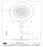 Gessi Bagno Gessi 316 Plafondmontage antilimastouchekop ?350 mm lengte op aanvraag (min. 110 max. 1860 mm) 1/2 -aansluitingen. Zwart Metaal Geborsteld Artikelnummer 54150.707