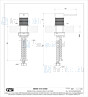 Gessi Trame Eengreeps bediening voor bladmontage. Warm Geborsteld Staal Artikelnummer 54305.726