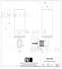 Gessi Inciso Glashouder wit voor wandmontage. Zwart Metaal Geborsteld Artikelnummer 58508.707