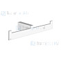 Gessi Rettangolo Accessories Handdoekhouder 2-lids voor wandmontage. Finox Artikelnummer 20915.149